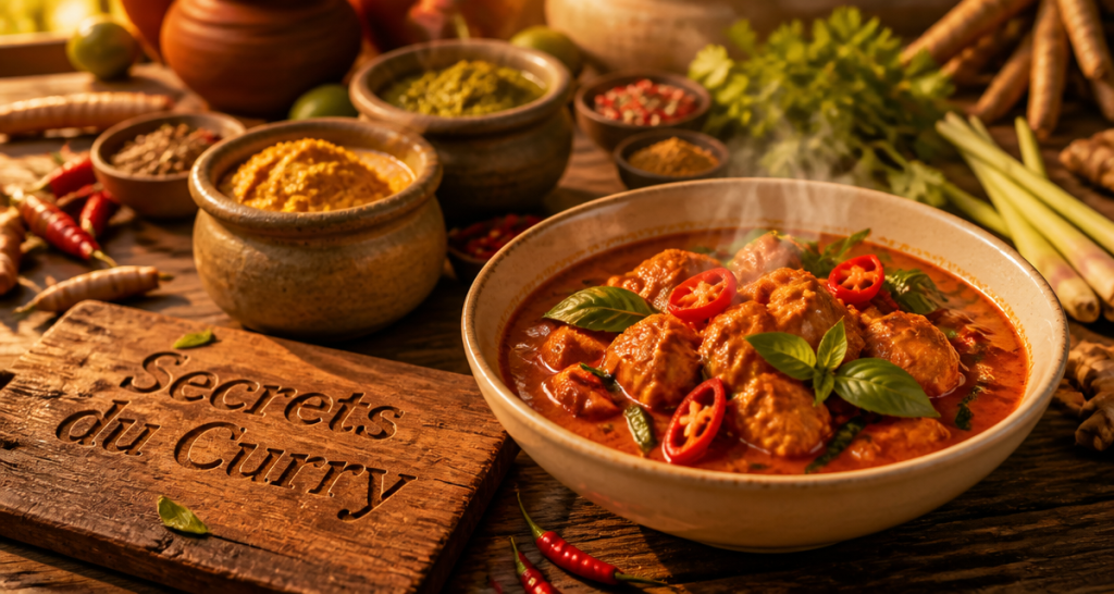 recette avec pate de curry bol curry rouge