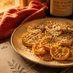 Recette courge jaune rôtie parmesan herbes