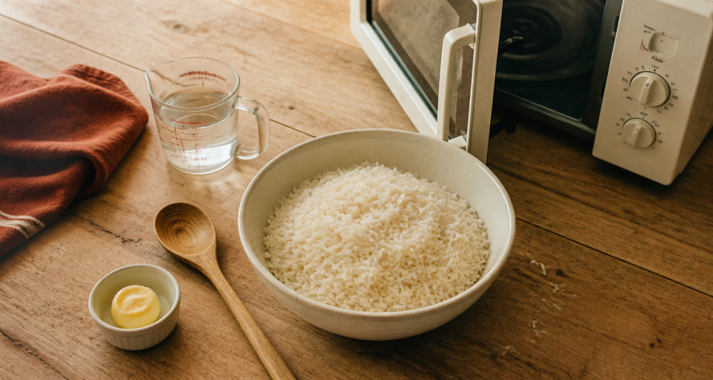 riz micro onde bol cuit cuisine