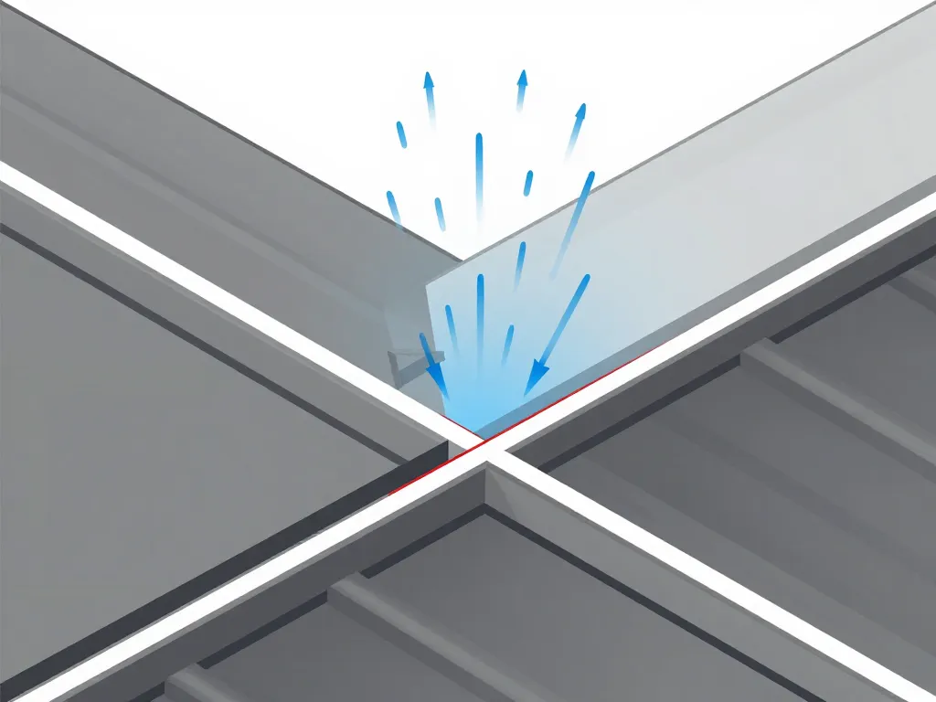 Diagramme noue de toiture schéma technique écoulement