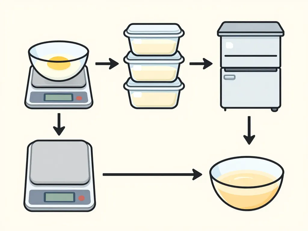 poids un blanc d oeuf pesée conservation substitution cuisine