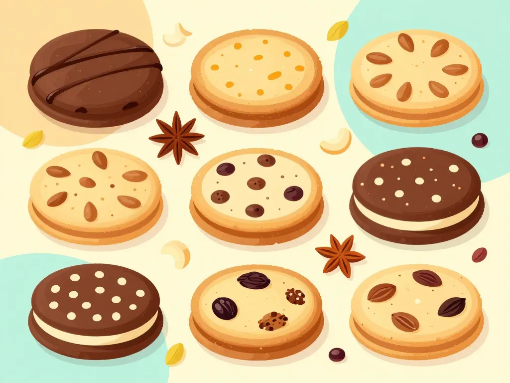 shortbread variations chocolat fruits secs pistaches