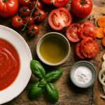 manger trop de tomates consequences flat-lay coulis tomates