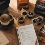 Meilleur café Senseo sur table avec dosettes et machine
