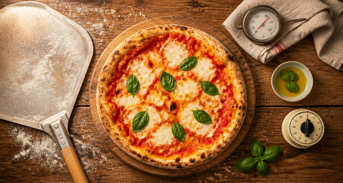 pizza au four combien de temps Margherita maison