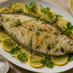 Sole au four entière avec citron et herbes