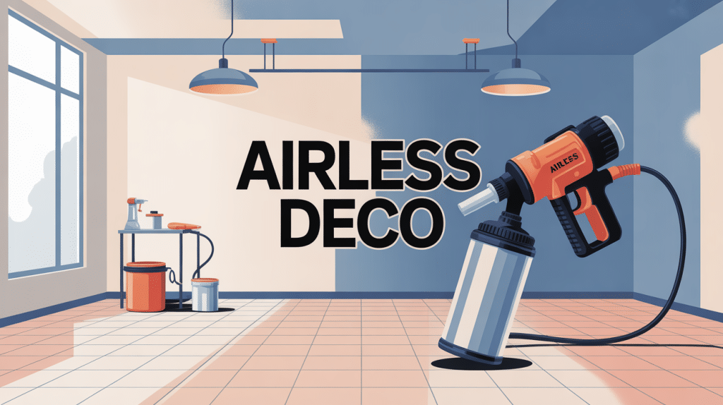 illustration fonctionnement airless deco peinture intérieure