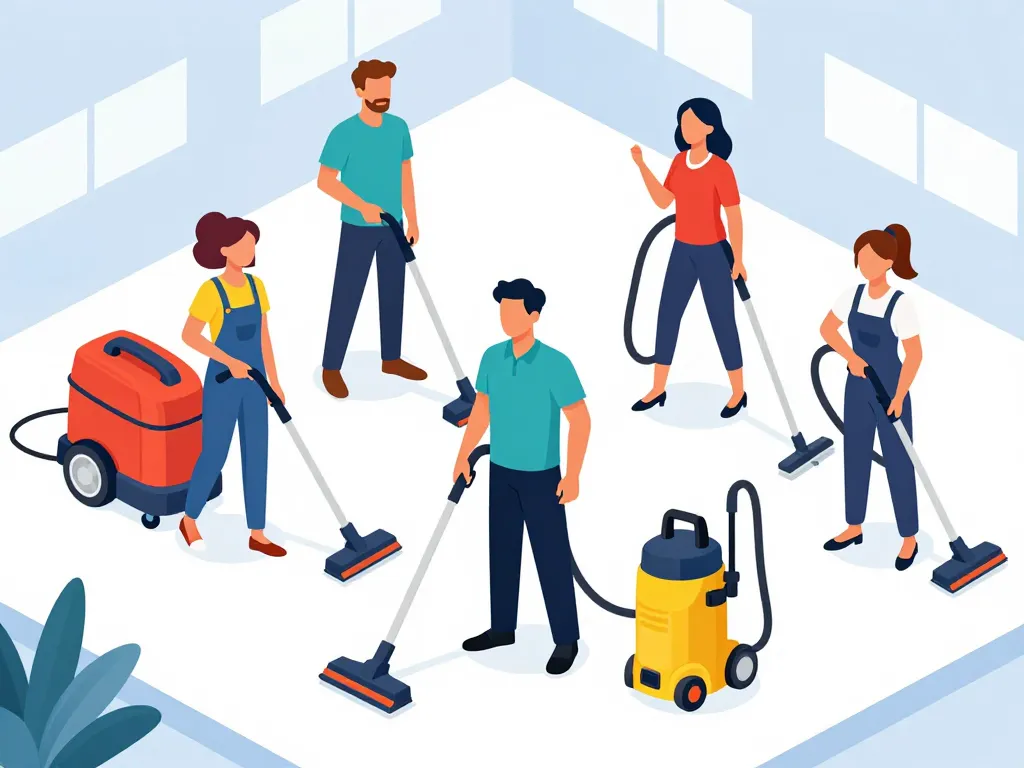 bec j net gros travaux machines équipe nettoyage