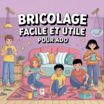 bricolage facile et utile pour ado ados réalisant DIY colorés
