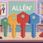 illustration clés allen atelier organisé