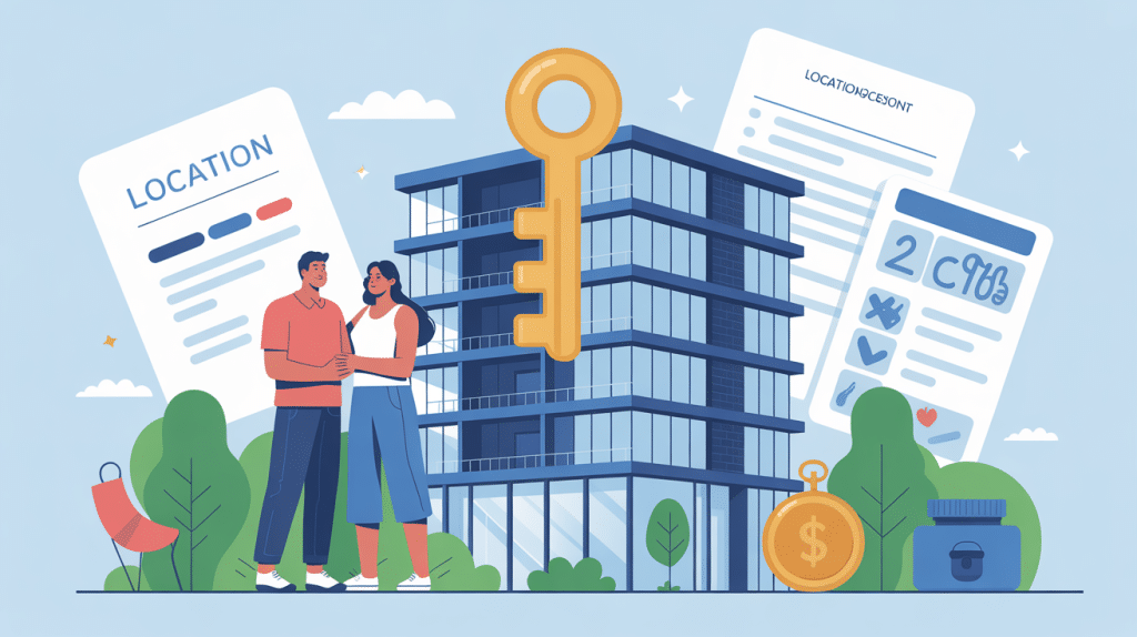 illustration concept des pièges de la location-accession