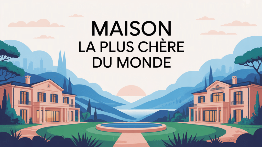 illustration luxe maison la plus chere du monde