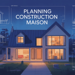illustration organisation projet planning construction maison
