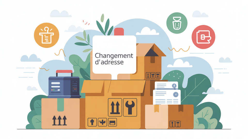 qui prévenir pour un déménagement illustration étapes