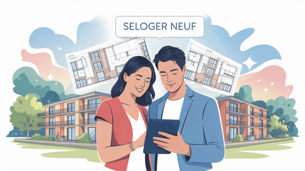 Illustration SeLoger Neuf achat immobilier neuf France