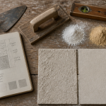 Chaux enduit outils et textures mur