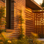 facade brique maison contemporaine