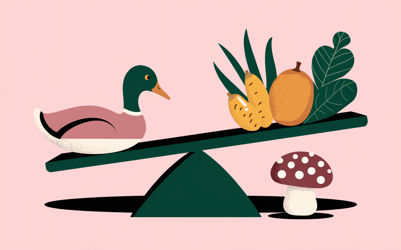 Harmoniser saveurs accompagnement magret de canard légumes