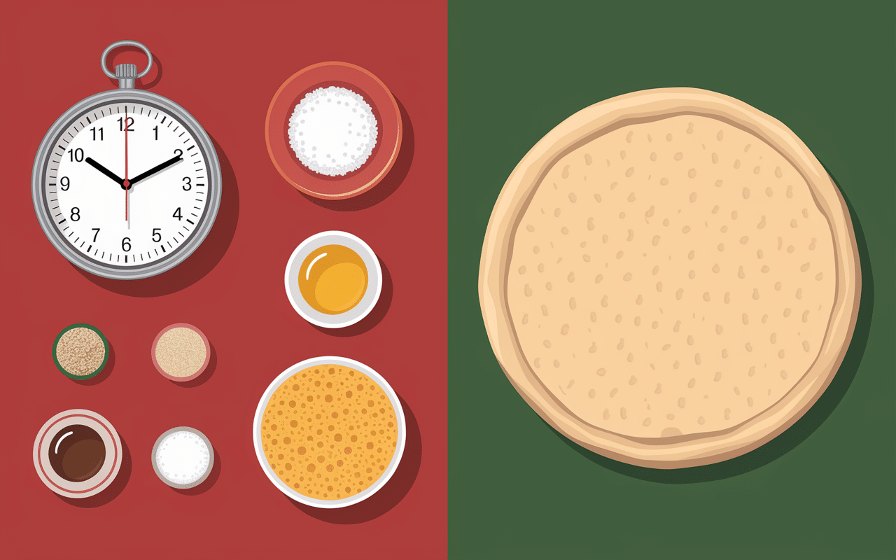 avantages pate a pizza sans levure comparaison rapidité ingrédients
