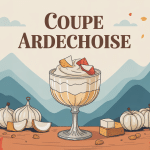 Coupe ardechoise crème glace chantilly chataigne