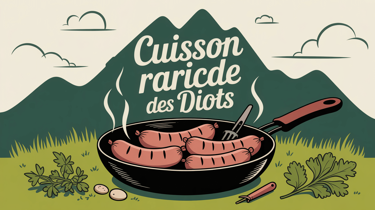 Cuisson diots rapide poêle dorées vapeur