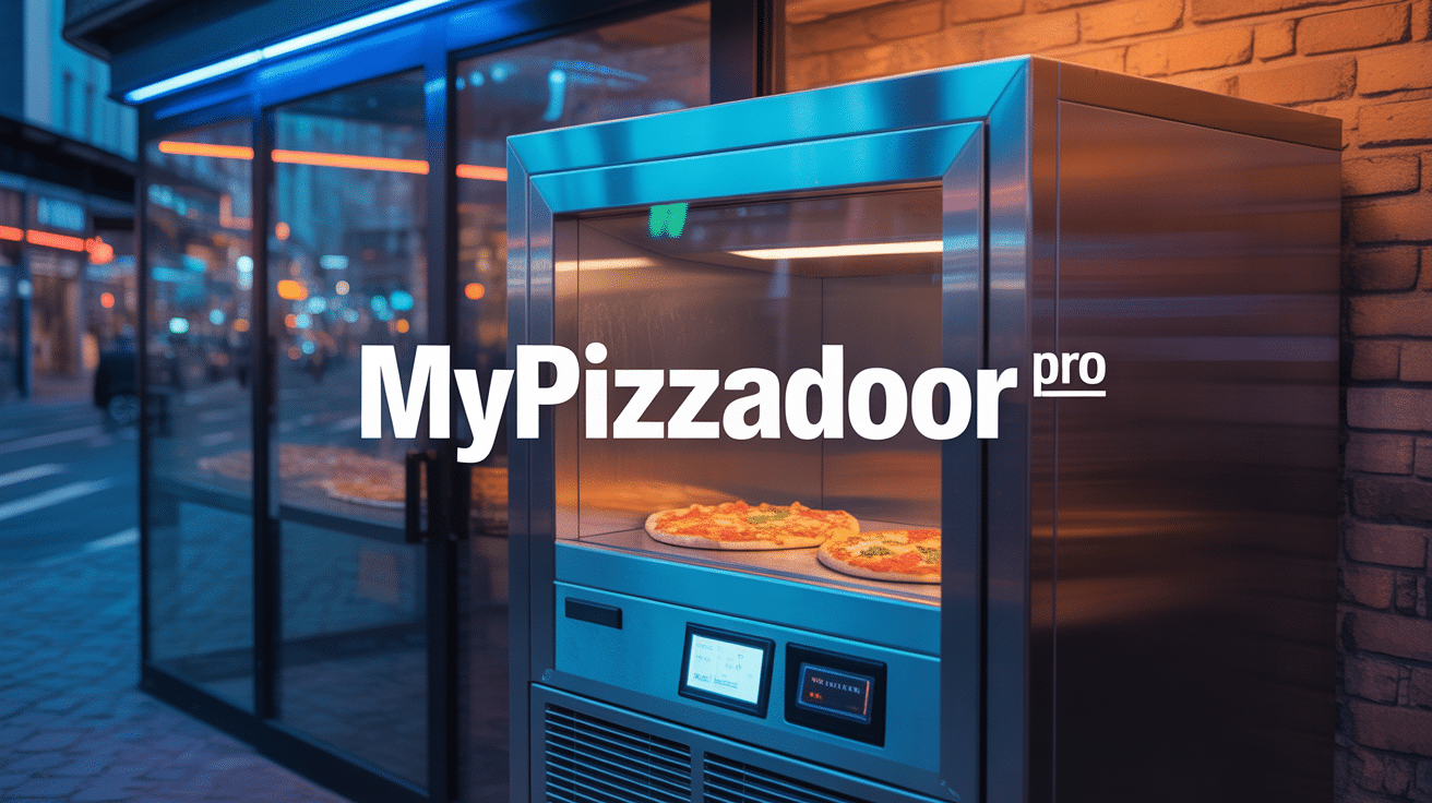 mypizzadoor pro distributeur automatique pizzas écran tactile urbain