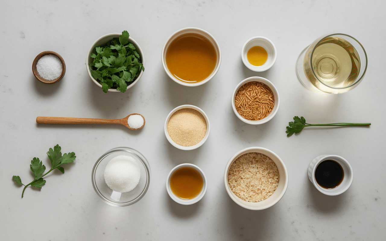 Par quoi remplacer le mirin vignette avec substituts