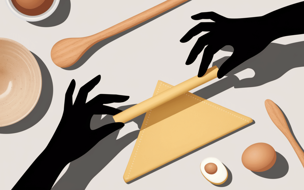 Étapes pliage brick à l'oeuf tunisienne instruction