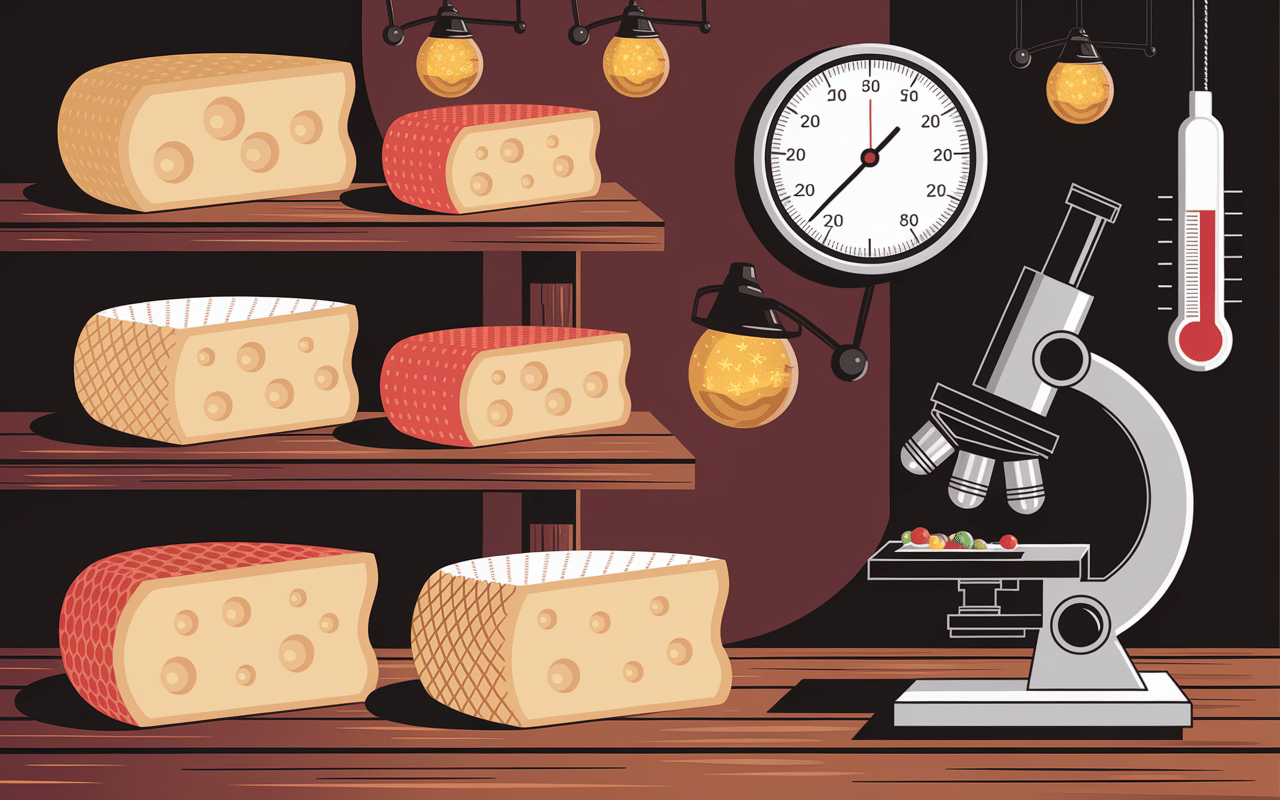 cave affinage fromage qui pu maturation bactéries