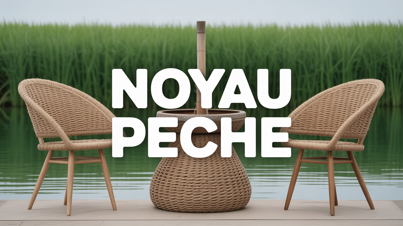 photo noyau de peche frais coupe en deux verger