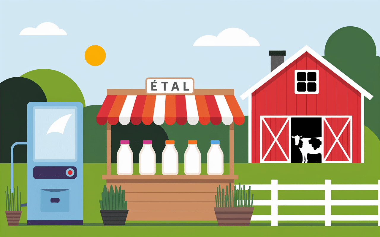 Ou acheter du lait cru distributeur ferme marche