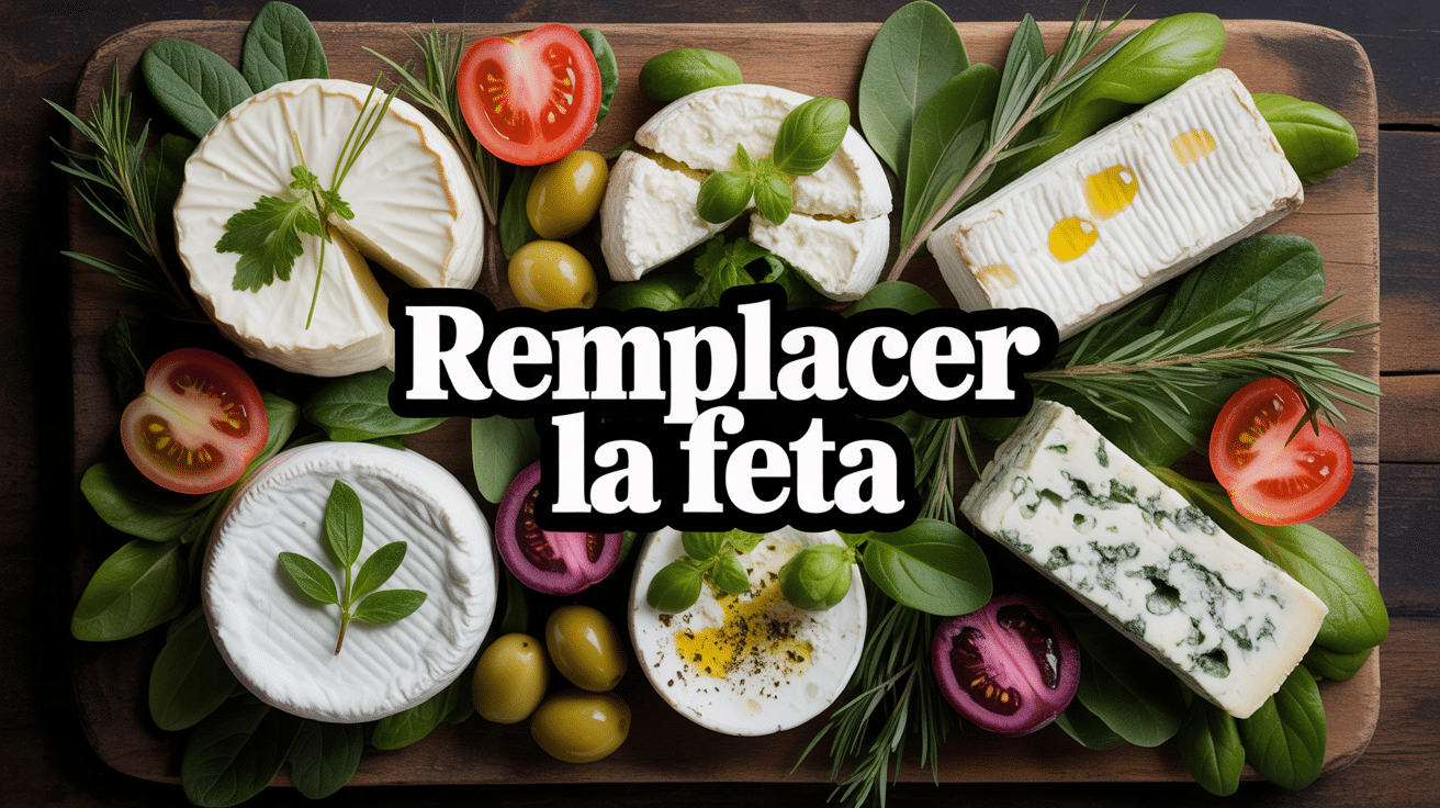 par quoi remplacer la feta composition fromages planche herbes