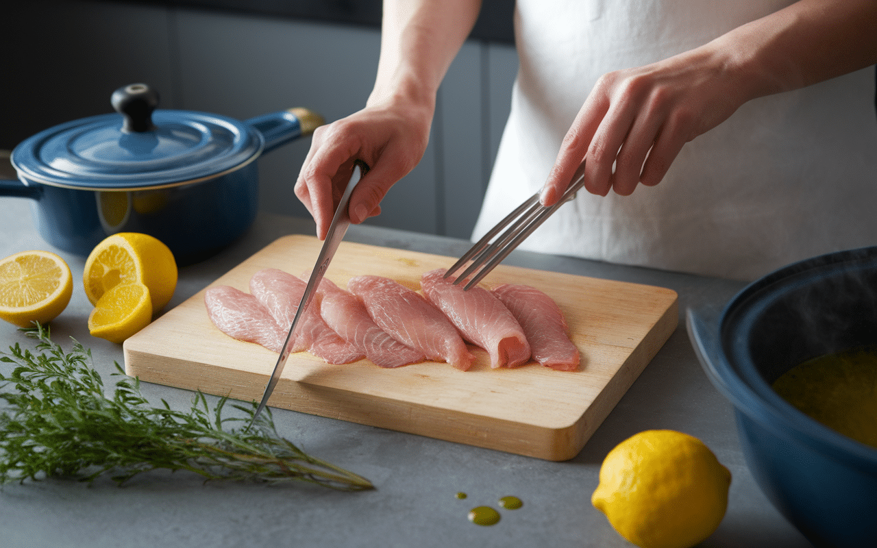 Préparation poisson sans arête en cuisine moderne