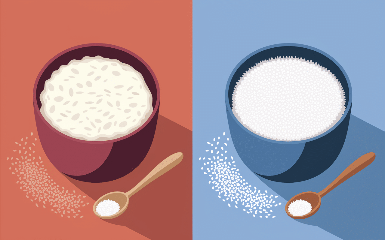 Comparaison riz rond et long, quel riz pour riz au lait
