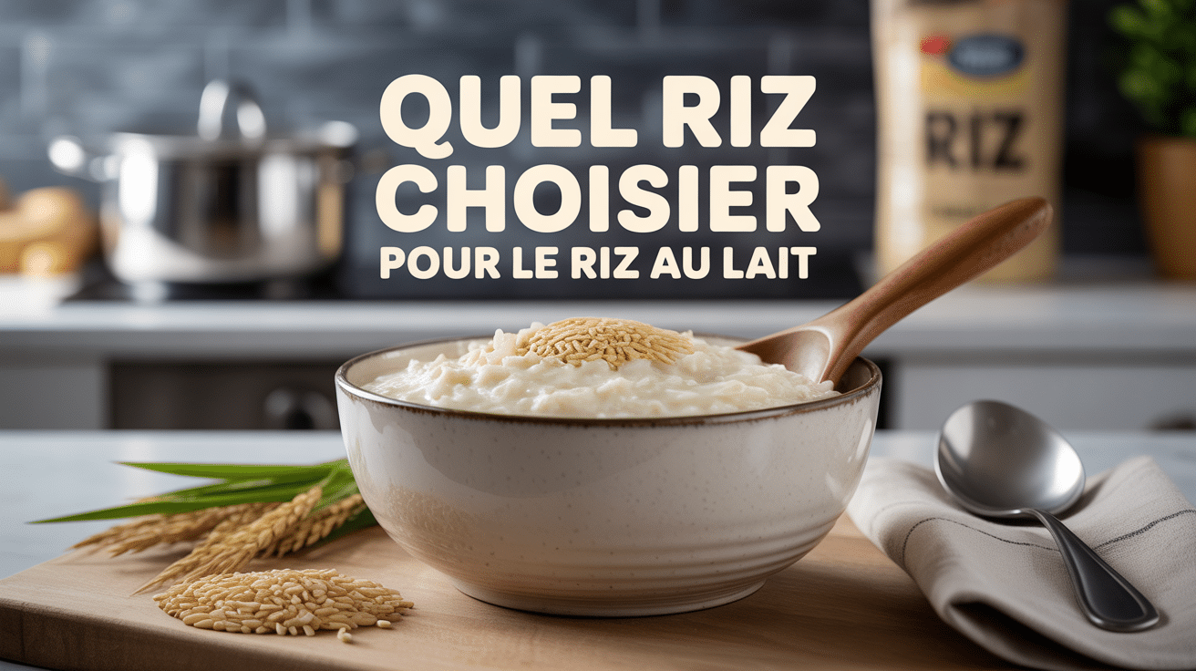 Bol de riz au lait crémeux et grains, quel riz pour riz au lait