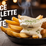 frites sauce raclette pour frite fondue appétissante