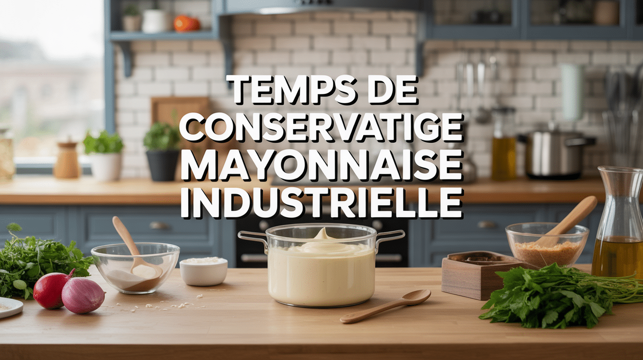 temps de conservation mayonnaise industrielle cuisine moderne