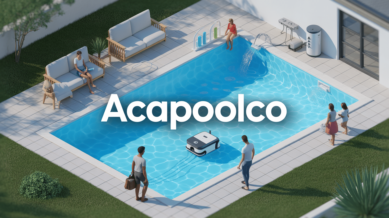 Illustration acapoolco piscine robot filtration chauffage comparatif
