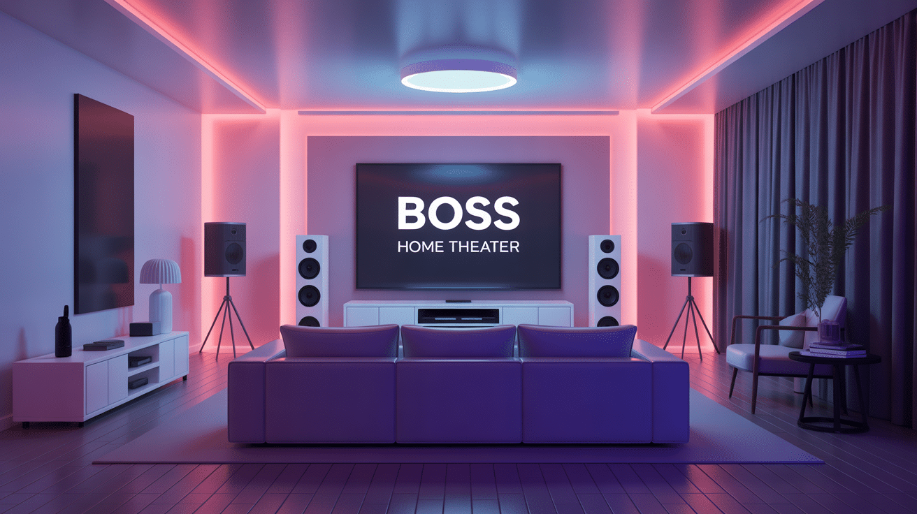 Illustration boss home theater guide choix installation