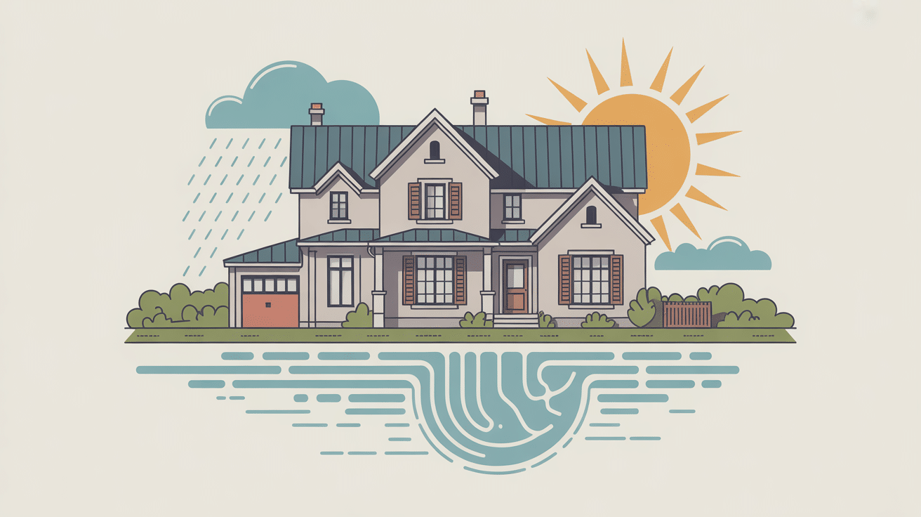 Illustration couverture zinguerie pour toit durable et étanche