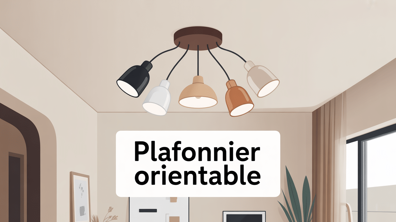 plafonnier orientable illustration guide complet