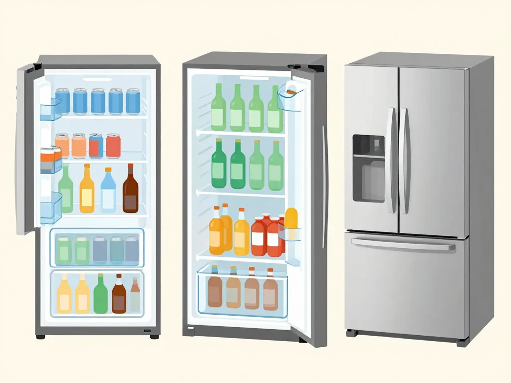 range bouteille frigo pour canettes, vin et divers frigos