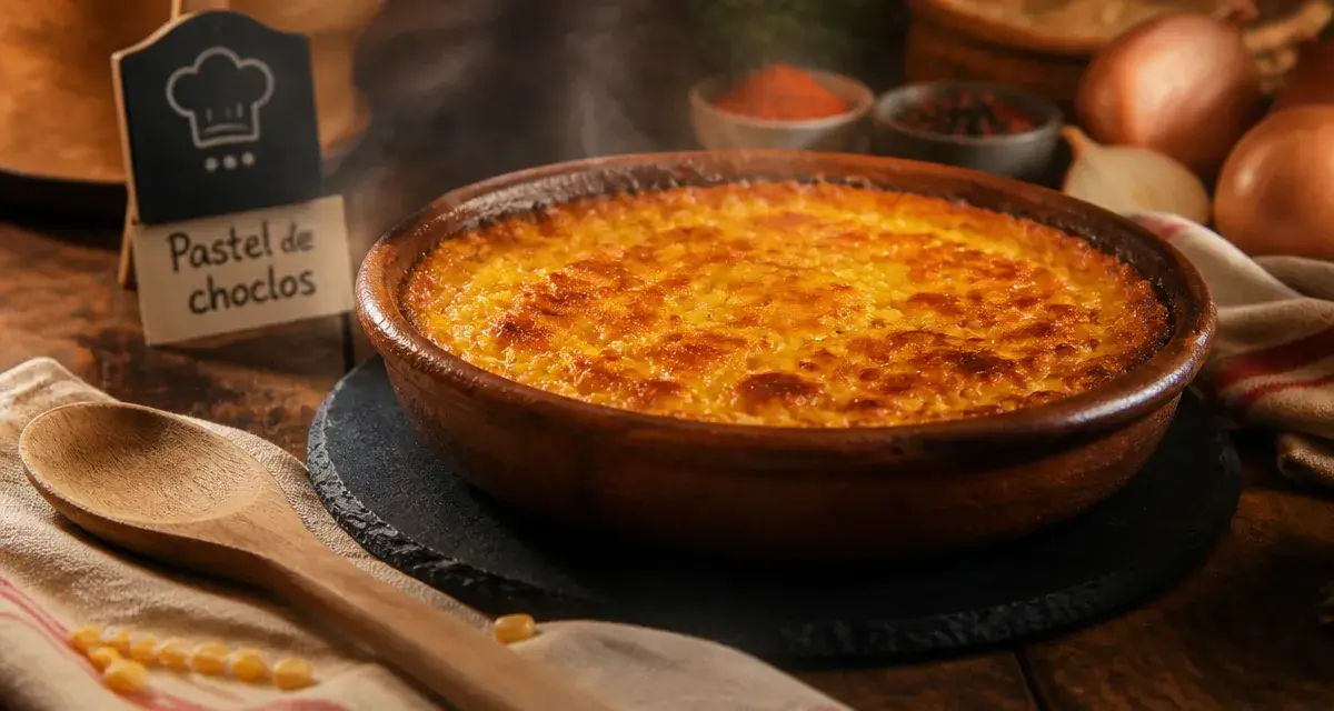 Pastel de choclos, gratin chilien sucré-salé fumant