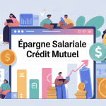 Illustration épargne salariale crédit mutuel mon compte tableau de bord