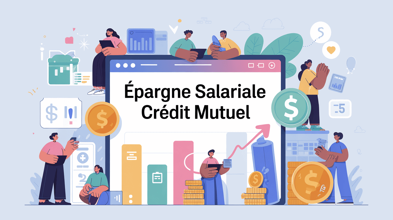 Illustration épargne salariale crédit mutuel mon compte tableau de bord