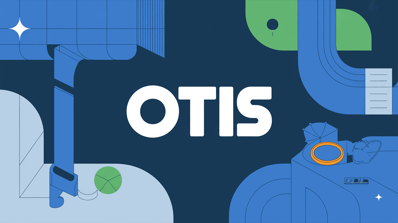 logo otis identité visuelle moderne