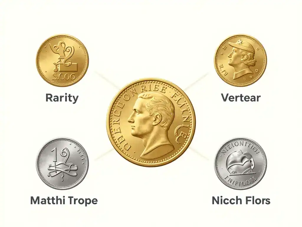 diagramme facteurs valeur pièces de francs