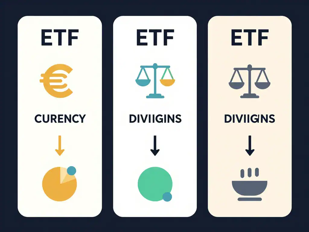 Comparatif etf s and p 500 vanguard, différences clés visuelles