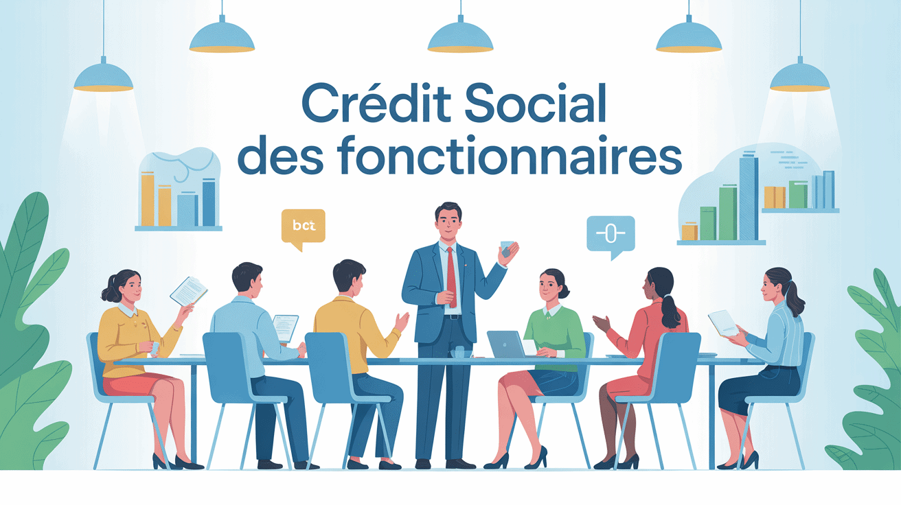 Crédit social des fonctionnaires CSF salle agents publics conseiller