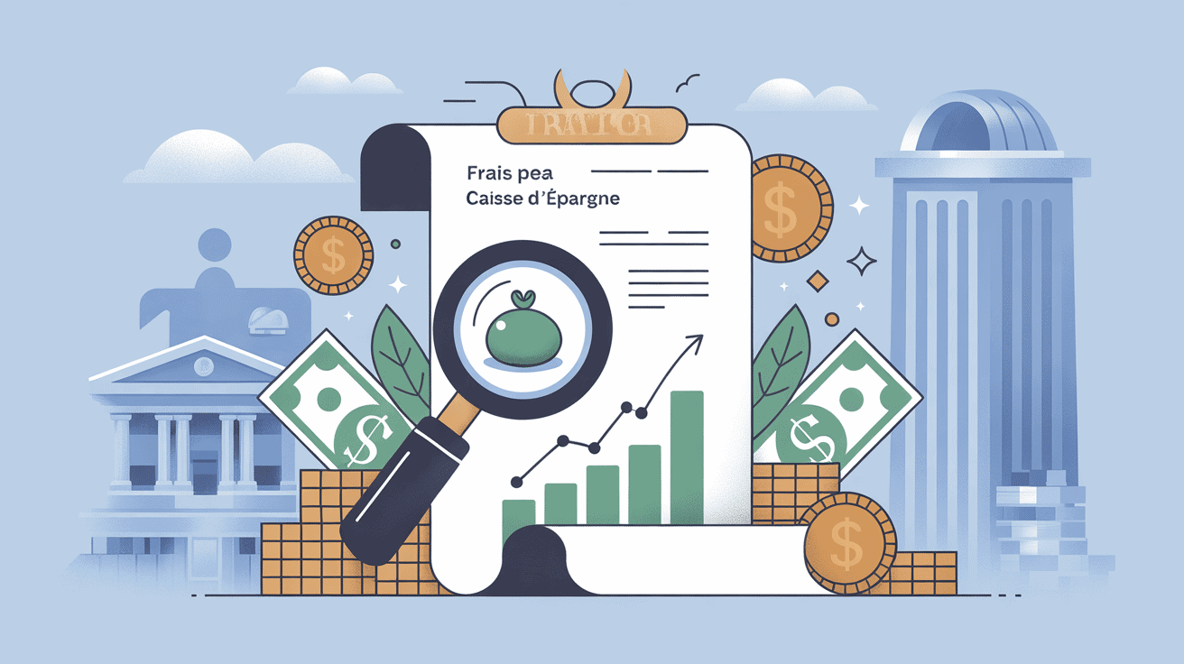 illustration frais pea caisse epargne moderne